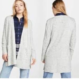 MADEWELL Donegal Kent Cardigan in smoke grey